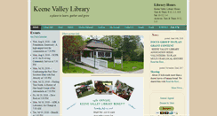 Desktop Screenshot of keenevalleylibrary.org